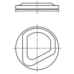 Piest MAHLE 082 49 00 - obr. 1