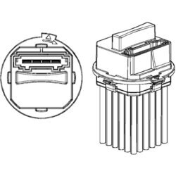 Regulator, ventilator vnutorneho priestoru MAHLE ABR 40 000P - obr. 1