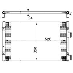 Kondenzátor klimatizácie MAHLE AC 389 000S - obr. 1