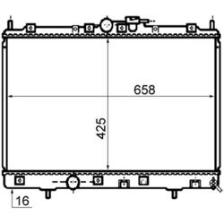 Chladič motora MAHLE CR 1073 000S