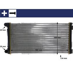 Chladič motora MAHLE CR 1109 000S