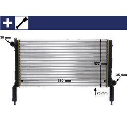 Chladič motora MAHLE CR 1446 000S