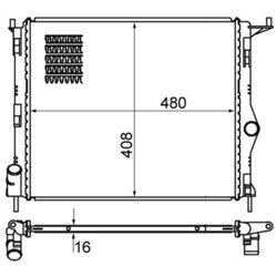 Chladič motora MAHLE CR 1765 000S