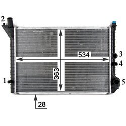 Chladič motora MAHLE CR 212 000P - obr. 7