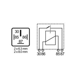 Relé pracovného prúdu MAHLE MR 44 - obr. 1