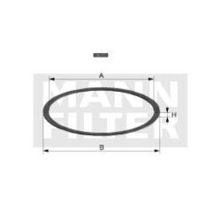 Tesnenie olejového filtra MANN-FILTER Di 95-08