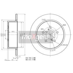 Brzdový kotúč MAXGEAR 19-2356