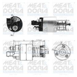 Elektromagnetický spínač pre štartér MEAT & DORIA 46294