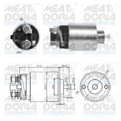 Elektromagnetický spínač pre štartér MEAT & DORIA 46285