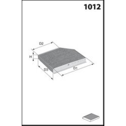 Filter vnútorného priestoru MECAFILTER EKR7408