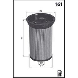 Palivový filter MECAFILTER ELG5484 - obr. 1