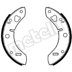 Sada brzdových čeľustí METELLI 53-0377