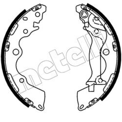 Sada brzdových čeľustí METELLI 53-0739