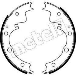 Sada brzdových čeľustí METELLI 53-0139