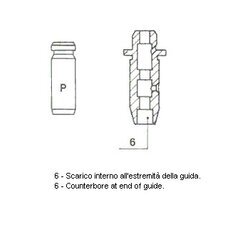 Vodítko ventilu METELLI 01-S2670