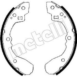 Sada brzdových čeľustí METELLI 53-0201