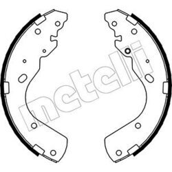 Sada brzdových čeľustí METELLI 53-0143