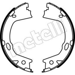 Sada brzd. čeľustí parkov. brzdy METELLI 53-0499