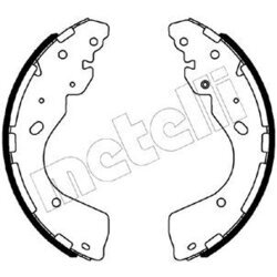 Sada brzdových čeľustí METELLI 53-0508