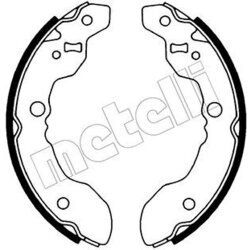 Sada brzdových čeľustí METELLI 53-0631