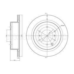 Brzdový kotúč METELLI 23-1663C
