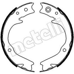 Sada brzd. čeľustí parkov. brzdy METELLI 53-0388