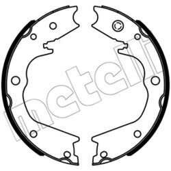 Sada brzd. čeľustí parkov. brzdy METELLI 53-0733