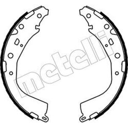 Sada brzdových čeľustí METELLI 53-0447