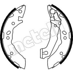 Sada brzdových čeľustí METELLI 53-0169