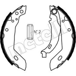 Sada brzdových čeľustí METELLI 53-0322