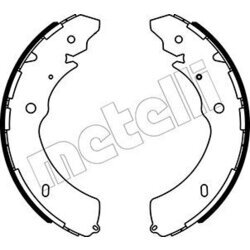 Sada brzdových čeľustí METELLI 53-0572