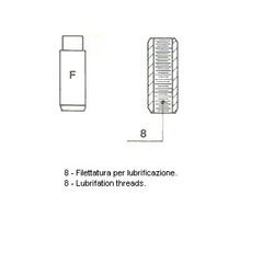 Vodítko ventilu METELLI 01-2634