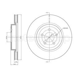 Brzdový kotúč METELLI 23-1632C