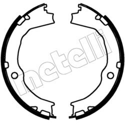 Sada brzd. čeľustí parkov. brzdy METELLI 53-0767