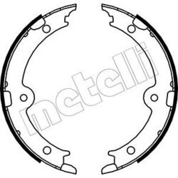 Sada brzd. čeľustí parkov. brzdy METELLI 53-0449