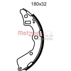 Sada brzdových čeľustí METZGER MG 231 - obr. 1