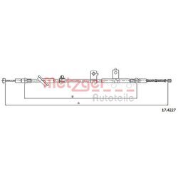 Ťažné lanko parkovacej brzdy METZGER 17.4227