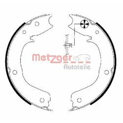 Sada brzd. čeľustí parkov. brzdy METZGER MG 203