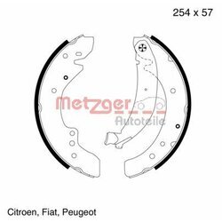 Sada brzdových čeľustí METZGER MG 619