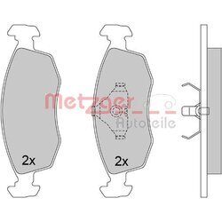 Sada brzdových platničiek kotúčovej brzdy METZGER 1170642