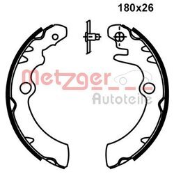 Sada brzdových čeľustí METZGER MG 235 - obr. 1