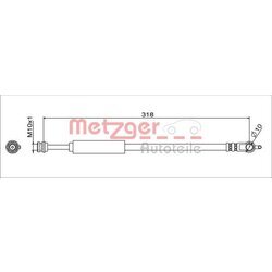 Brzdová hadica METZGER 4111629