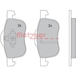 Sada brzdových platničiek kotúčovej brzdy METZGER 1170013