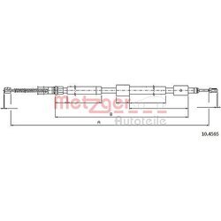 Ťažné lanko parkovacej brzdy METZGER 10.4565