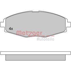 Sada brzdových platničiek kotúčovej brzdy METZGER 1170354