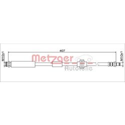 Brzdová hadica METZGER 4111801