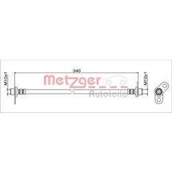 Brzdová hadica METZGER 4111744