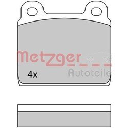 Sada brzdových platničiek kotúčovej brzdy METZGER 1170222