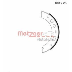 Sada brzd. čeľustí parkov. brzdy METZGER MG 979