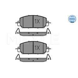 Sada brzdových platničiek kotúčovej brzdy MEYLE 025 227 9717 - obr. 1